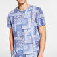 Pijama masculino Sun + Stone Paisley azul tamanho grande