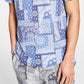 Pijama masculino Sun + Stone Paisley azul tamanho grande