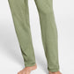 Calça de pijama masculina Sun + Stone Sunwashed Knit, verde, tamanho grande