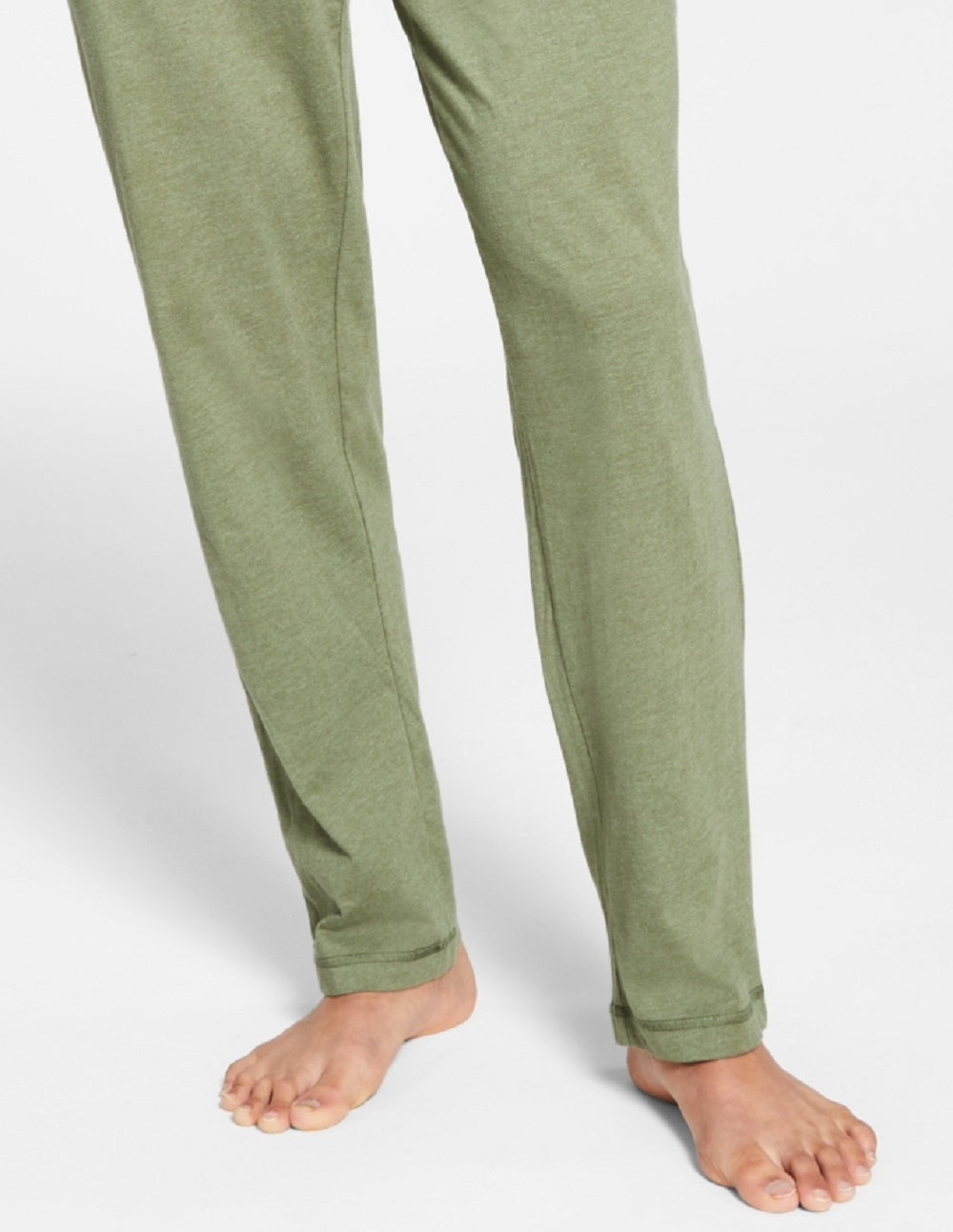 Calça de pijama masculina Sun + Stone Sunwashed Knit, verde, tamanho grande