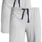 Club Room Masculino Pacote com 2 Shorts de Pijama Sólidos Cinza Tamanho X-G