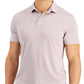 Camisa polo masculina Alfani com elastano e estampa sólida, marrom, tamanho pequeno