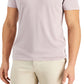 Camisa polo masculina Alfani com elastano e estampa sólida, marrom, tamanho pequeno