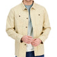 Camisa de sarja masculina Alfani marrom tamanho grande