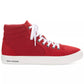 Tênis masculino Sun + Stone Jett cano alto vermelho tamanho 7 M