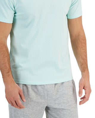 Camiseta de pijama masculina Club Room verde tamanho X-Large