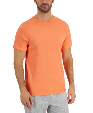 Camiseta de pijama masculina Club Room laranja tamanho XX-G