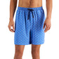 Club Room Shorts de pijama Terry com estampa de flamingo masculino, azul, tamanho extragrande