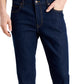Calça jeans Alfani David Rinse Straight Fit Stretch Masculina Azul Tamanho 33X30