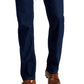 Calça jeans Alfani David Rinse Straight Fit Stretch Masculina Azul Tamanho 33X30