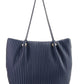 Alfani Bolsa Plissada Phoebe Feminina Azul Tamanho Regular