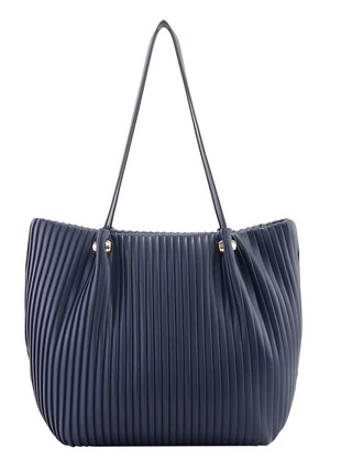 Alfani Bolsa Plissada Phoebe Feminina Azul Tamanho Regular