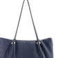 Alfani Bolsa Plissada Phoebe Feminina Azul Tamanho Regular