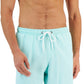 Calção de banho masculino Club Room Quick Dry Performance Solid 7, verde, tamanho XX-G