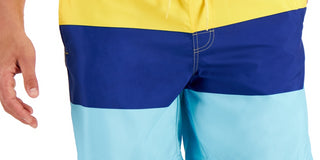 Calção de banho masculino Club Room Colorblocked 7 amarelo