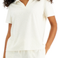 Conjunto de shorts feminino Alfani Terry Cloth 2 peças, branco, tamanho XS