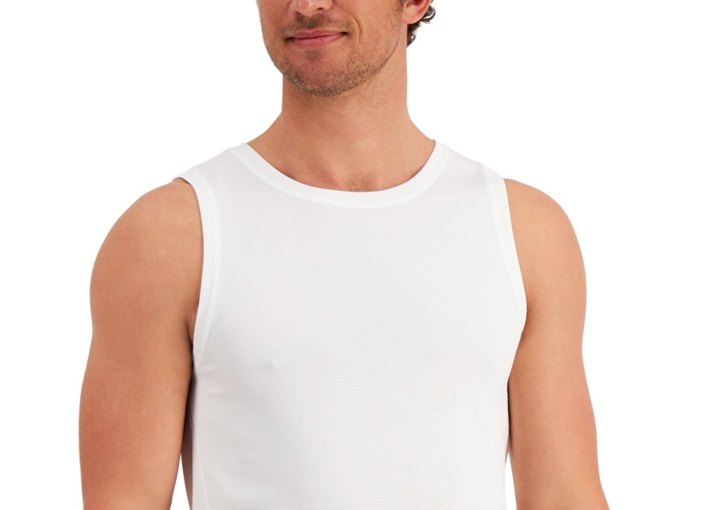 Camiseta de treino masculina Birdseye da ID Ideology, branca, tamanho XXX-G