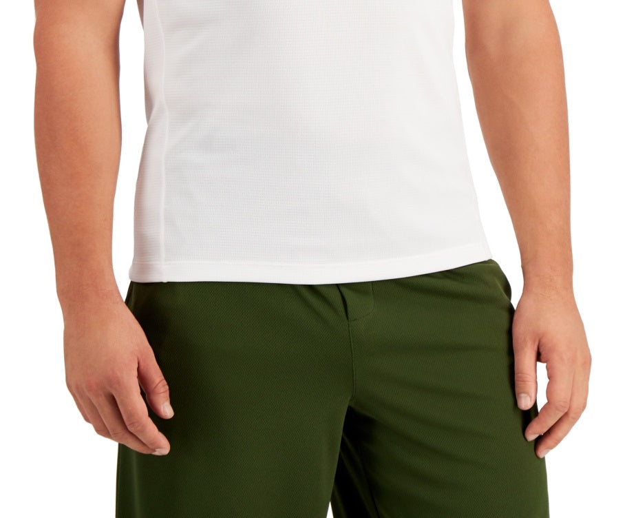 Camiseta de treino masculina Birdseye da ID Ideology, branca, tamanho XXX-G