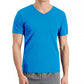 Camiseta masculina Id Ideology Birdseye Mesh com decote em V, azul, tamanho 3XB