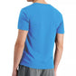 Camiseta masculina Id Ideology Birdseye Mesh com decote em V, azul, tamanho 3XB