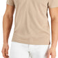 Polo Alfani Masculino Ottoman com Zíper Marrom Tamanho XX-G