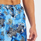 Calções de banho masculinos INC International Concepts Zebra 5, azul, tamanho XX-G