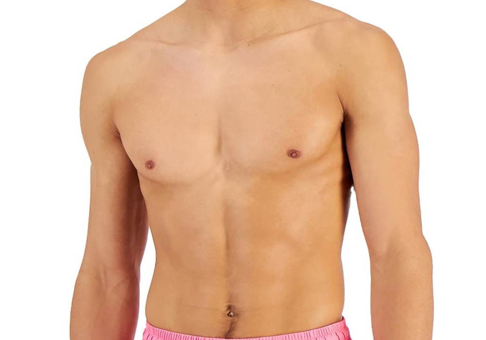 Calção de banho masculino Inc Regular-Fit Quick-Dry Solid 5 rosa tamanho G