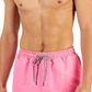 Calção de banho masculino Inc Regular-Fit Quick-Dry Solid 5 rosa tamanho G