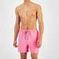 Calção de banho masculino Inc Regular-Fit Quick-Dry Solid 5 rosa tamanho XXL
