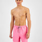 Calção de banho masculino Inc Regular-Fit Quick-Dry Solid 5 rosa tamanho XXL