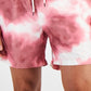 INC International Concepts Calção de banho masculino Andro Abstract 5 rosa tamanho pequeno
