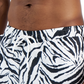 INC International Concepts Masculino Tiger Stripe 5 Board Shorts Preto Tamanho XX-G