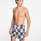 Inc International Concepts Blooms 5 Board Shorts Masculino Preto Tamanho GG