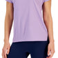 Camiseta leve e tecnológica feminina ID Ideology, roxa, tamanho XX-G
