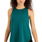 Conjunto de moletom feminino ID Ideology Essentials, regata verde, tamanho grande
