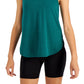 Conjunto de moletom feminino ID Ideology Essentials, regata verde, tamanho grande