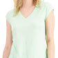 Camiseta ID Ideology Essentials Rapidry Heathered Performance Feminina Verde Tamanho P