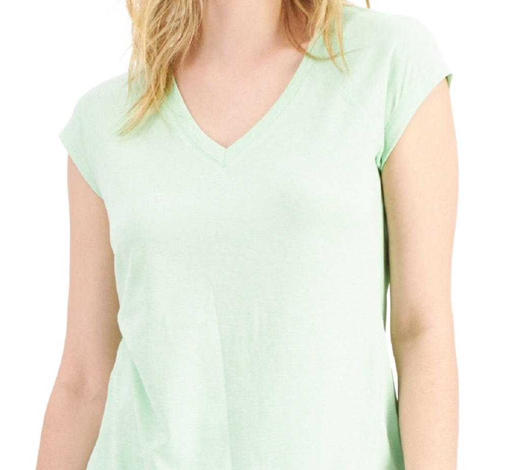 Camiseta ID Ideology Essentials Rapidry Heathered Performance Feminina Verde Tamanho P