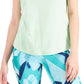 Camiseta ID Ideology Essentials Rapidry Heathered Performance Feminina Verde Tamanho P