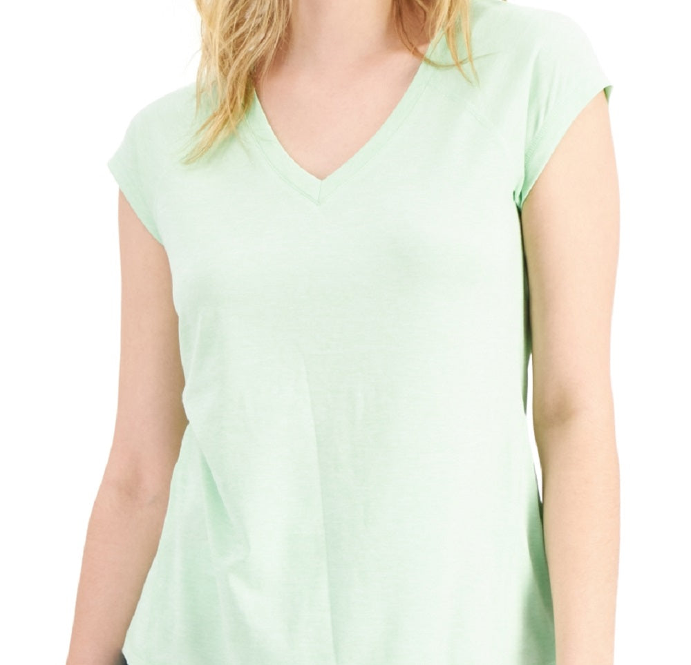 Camiseta ID Ideology Essentials Rapidry Heathered Feminina Verde Tamanho XX-G