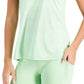 ID Ideology Regata Feminina Essentials Mesclada com Costas Abertas Verde Tamanho P