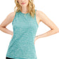 ID Ideology Regata Feminina Essentials Mesclada Costas Abertas Azul Tamanho XX-G