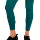 Conjunto de moletom feminino ID Ideology Essentials, comprimento 7/8, leggings, verde, tamanho pequeno