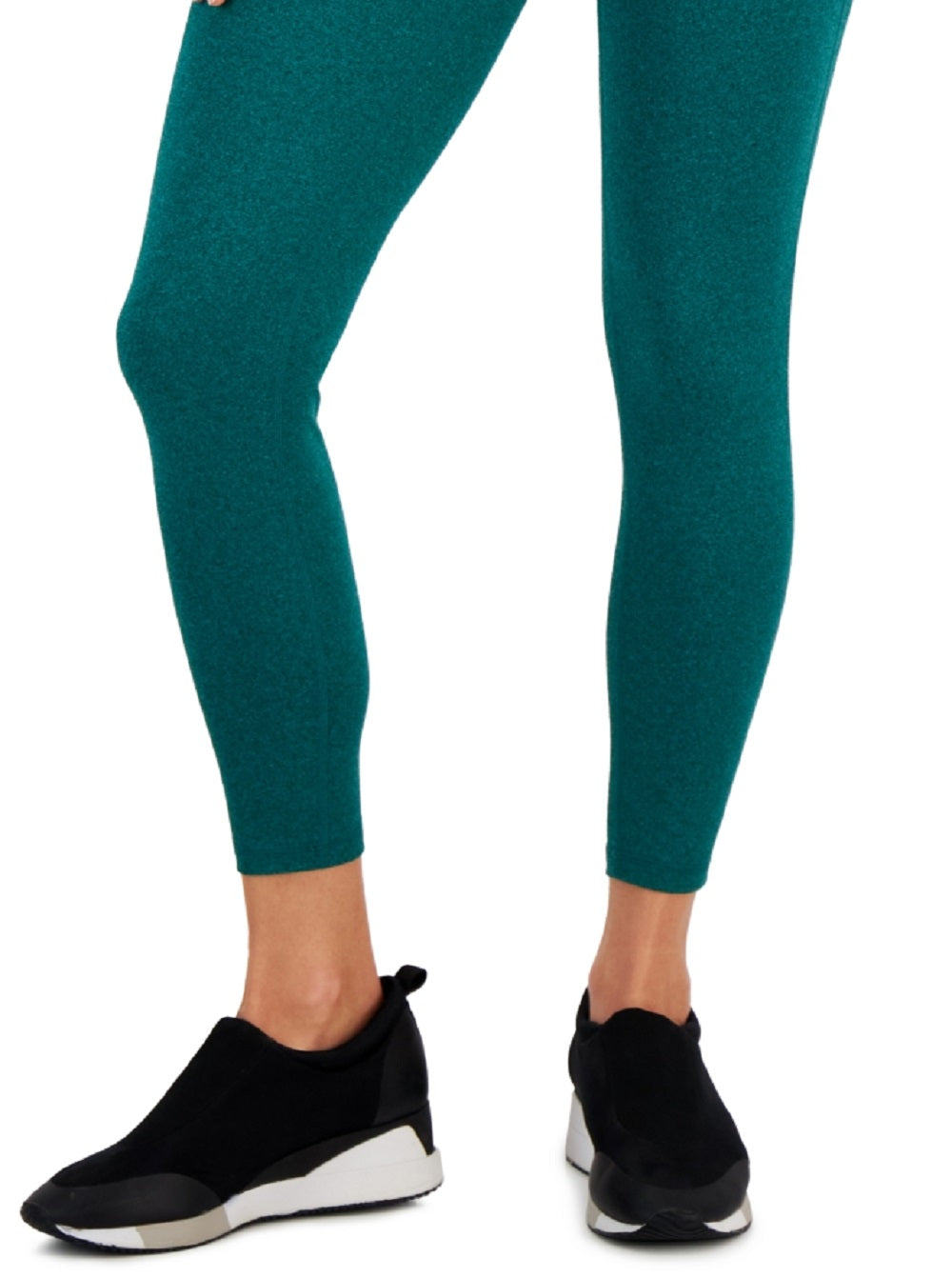 Conjunto de moletom feminino ID Ideology Essentials, comprimento 7/8, leggings, verde, tamanho pequeno