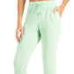 Calça jogger feminina de malha ID Ideology, verde