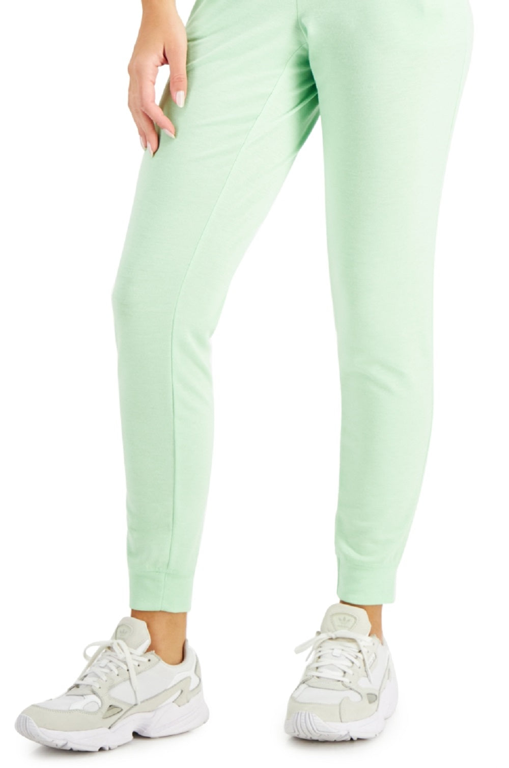 Calça jogger feminina de malha ID Ideology, verde