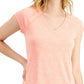 Camiseta ID Ideology Essentials Rapidry Heathered Performance Feminina Laranja Tamanho Médio