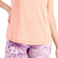 Camiseta ID Ideology Essentials Rapidry Heathered Performance Feminina Laranja Tamanho Médio