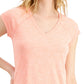 Camiseta ID Ideology Essentials Rapidry Heathered Performance Feminina Laranja Tamanho XX-G