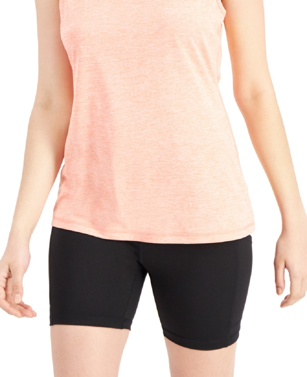 ID Ideology Regata Feminina Essentials Mesclada com Costas Abertas Laranja